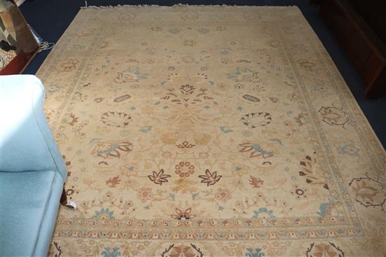 A Pakistan cream ground carpet, 310cm x 250cm